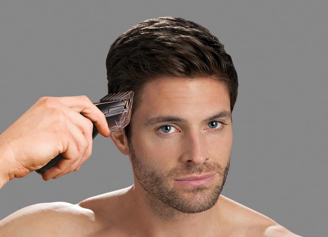 Remington Alpha Hair Clipper HC5150 | Professional Hair Trimmer with Pro Power Motor | Advanced Steel Self-Sharpening Blades for Precise Cuts | 14 Length Settings with 2 Adjustable Combs (3mm-42mm) | Corded & Cordless Operation with 30-Minute Run Time | Ideal for Home Grooming