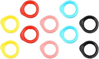 10 Pcs Silicone Tesoura Tesoura Anéis Dedo Grooming Thine Polegar Insere O Protetor de Dedo Anel Barbeiro Tesoura Tesoura Dedo Anéis para Barbeiro Cabelo Corte Tesouras Pet