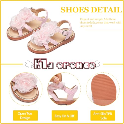 Image of Kiderence Toddler Girls Sandals Little Girls Kids Shoes Girls Sandals Toddler