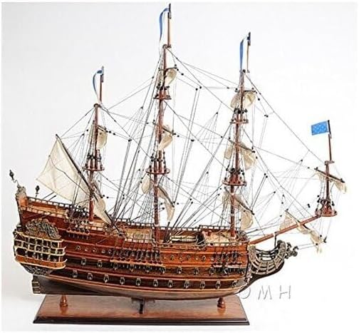 Maykoosh Tall Ship Model - 36" Wooden Historic Vessel Replica - Soleil Royal