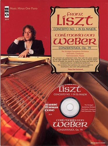 Liszt - Concerto No. 1 in E-flat Major, S124 - Weber Konzertsstuck, Op. 79: Piano Play-Along Paperback – July 1, 2006