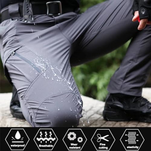 LeSpartan Tactical Pants, Le Spartan Motorcycle Pants, Water Resistant Ripstop Cargo Pants, Lightweight, Outdoor Hiking2
