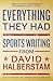 Everything They Had: Sports Writing from David Halberstam