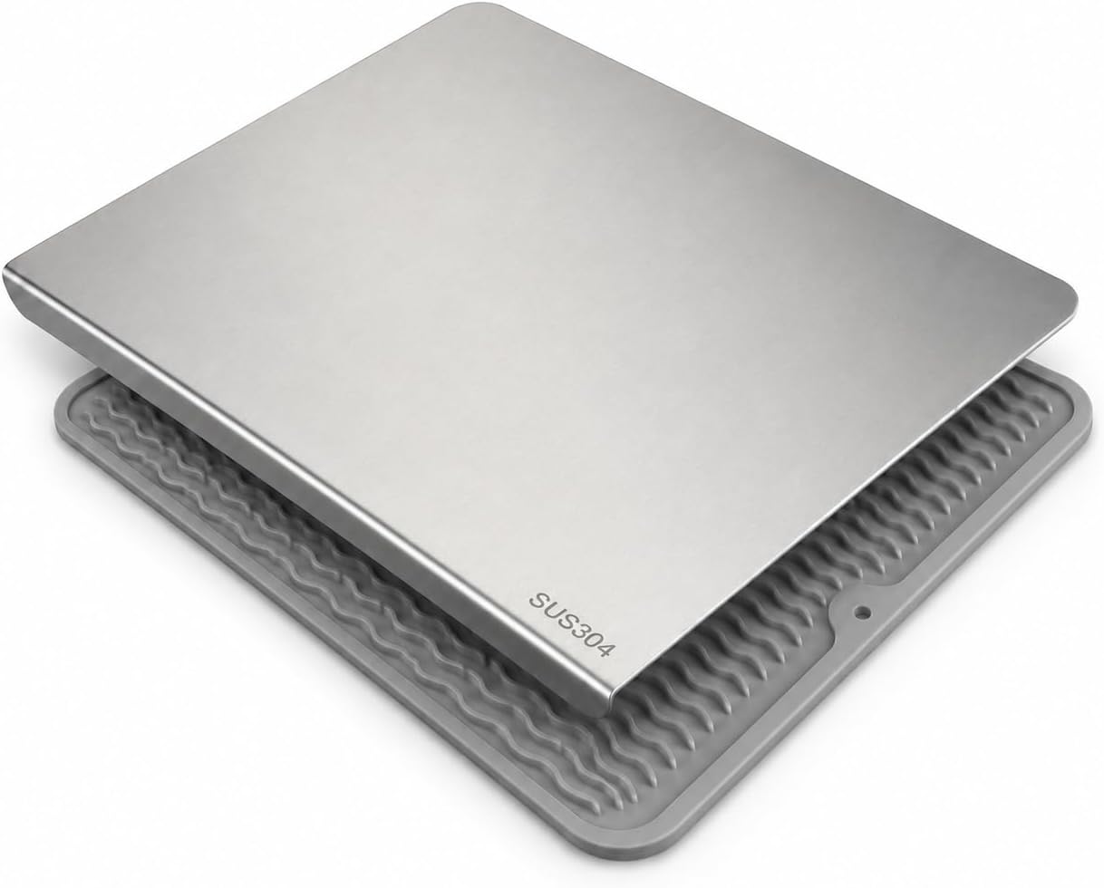 Is the 304 Stainless Steel Cutting Board Non Slip with Counter Lip the BEST Metal Chopping Board for Your USA Kitchen? Our Review! Review USA 2025