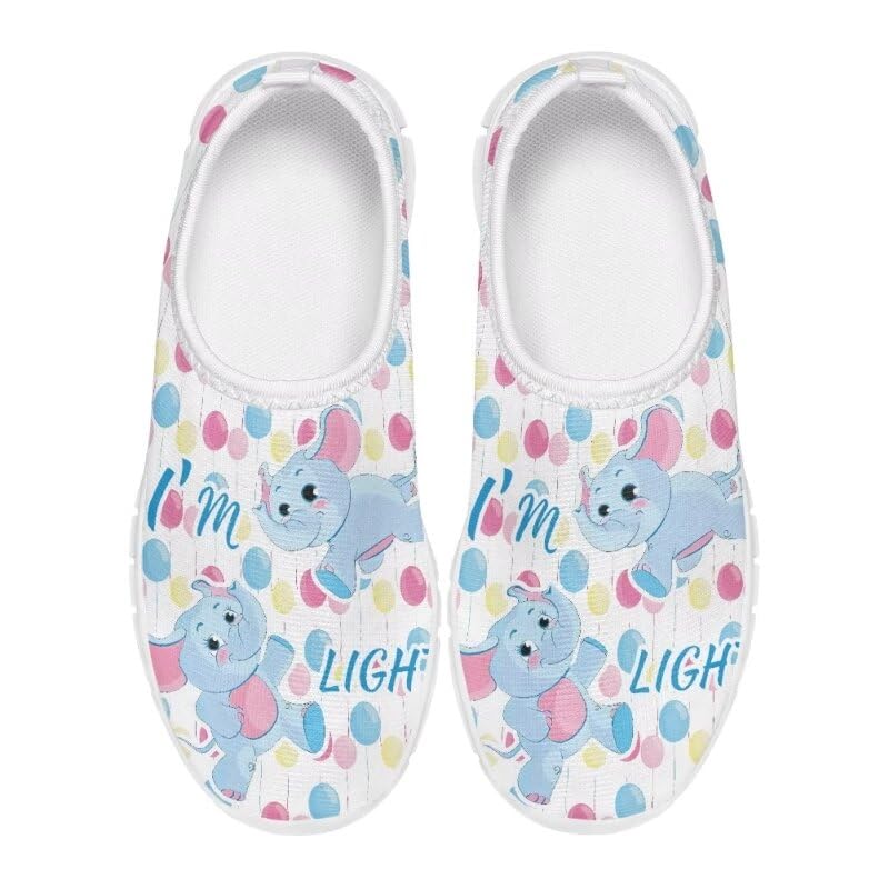 Women's Cute Pattern Sneakers Non Slip Travel Shoes Low Top Casual Shoes Lightweight Walking Shoes Exercise Flat Play Sneaker US Size 11-152