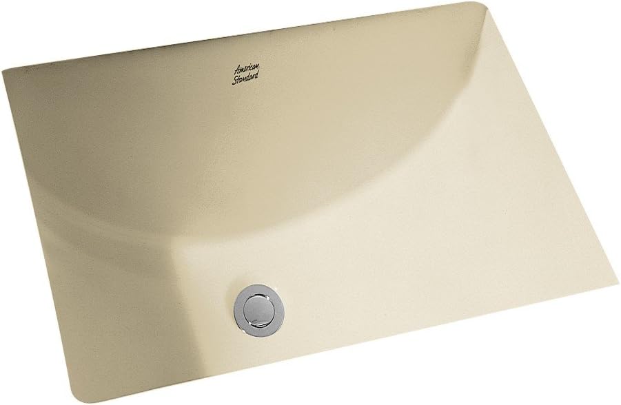 American Standard 0614.000.222 Studio Undercounter Bathroom Sink, Linen