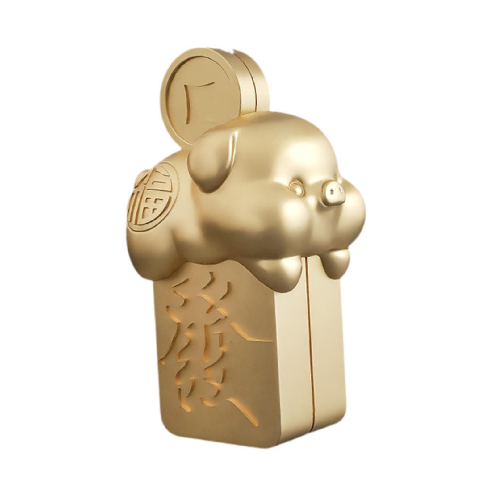 TWISAXC Piggy Bank Money Saving Box Cute Decorative Ornament For Practical Home Decor Money Bank Adorable Cute Change Box Floor