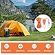 4 Stück 4 mm Verstellbarer Seil Ratsche, 5 m Abspannseile mit seilspanner, Einstellbare Ratchet Hanger, Zeltschnur, Reflektierende Abspannseile für Sonnensegel Wandermarkise Picknicks (Orange)