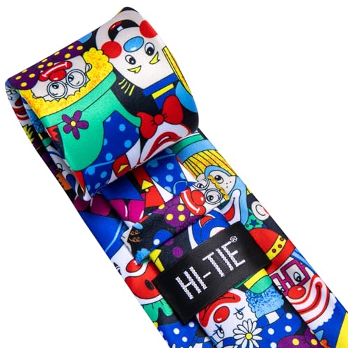 Image of Hi-Tie Men's Tie Sets Silk Paisley Striped Necktie Pocket Square Cuff-links Sets Wedding Business Holiday