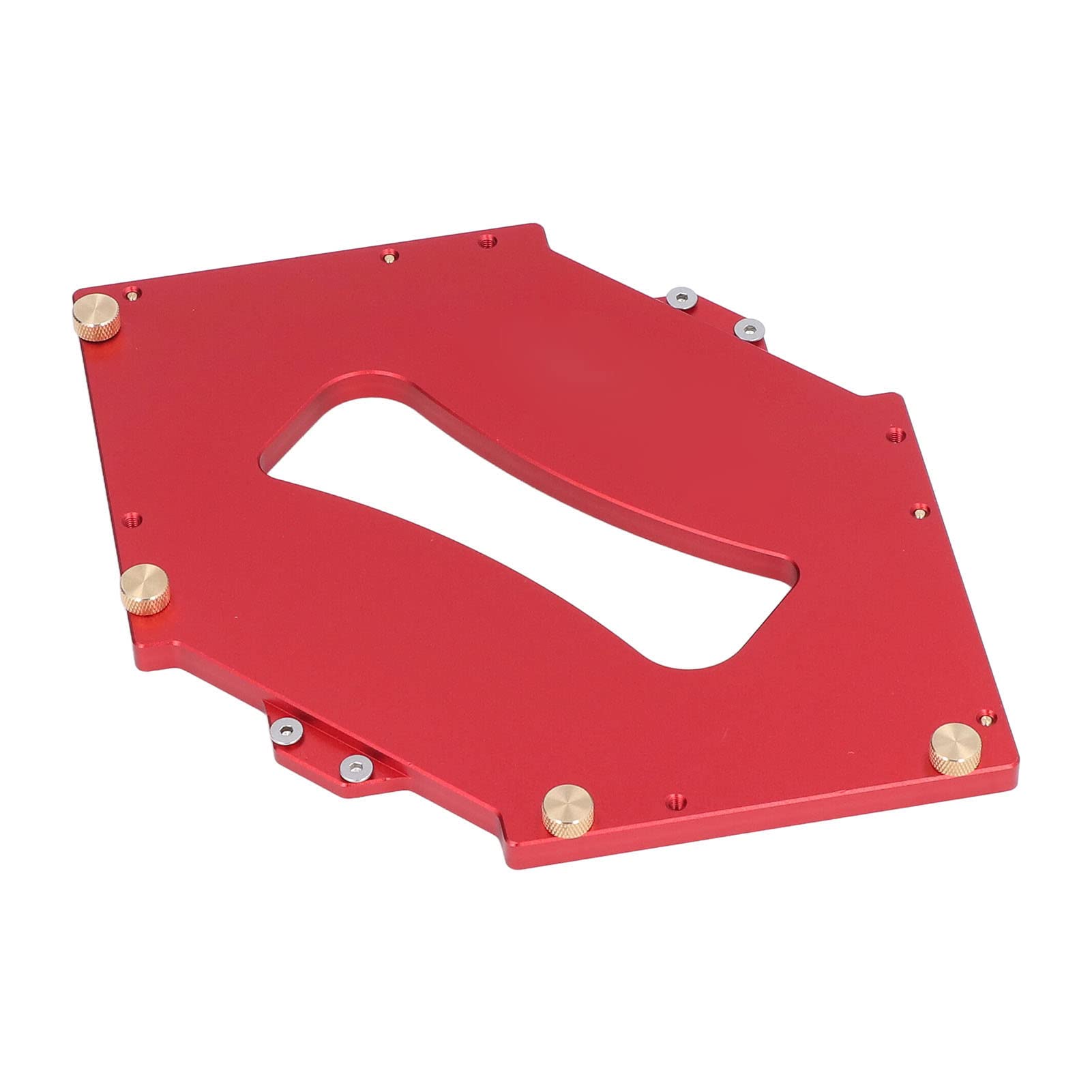 Plantilla de esquina de mesa enrutador Kit de plantillas de radio de aleación de aluminio Herramientas profesionales de carpintería para carpinteros Tratamiento de bordes de