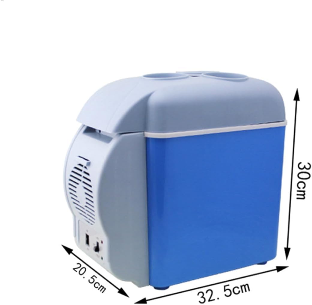 12v Portable Fridge Cooler Warmer Box Mini Refrigerator for Car Suv and Minivan Low Power Consumption Easy to Carry for Drinks Fruits