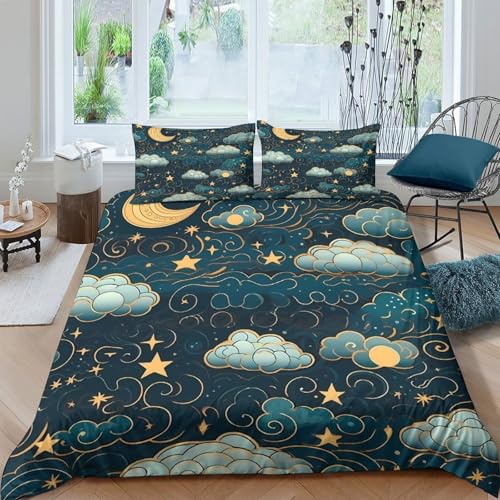 Parure de lit microfibre pour chambre d'adolescent thème espace - 4