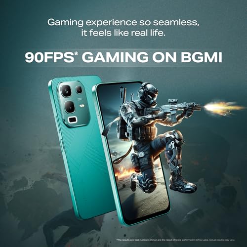 Image of Infinix Note 50x 5G+ (Sea Breeze Green, 8GB RAM, 128GB Storage) | MediaTek Dimensity 7300 | 5500mAh Solid Core Battery | Military Grade Durability (Without Offers)