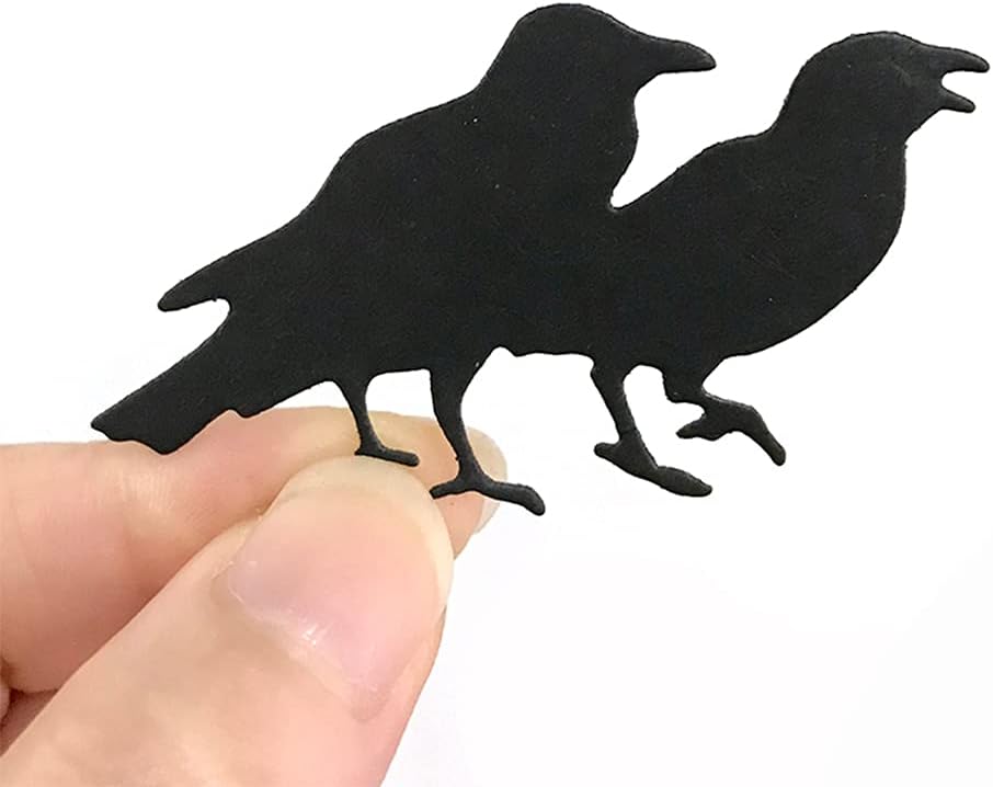 Halloween Crows Metal Die Cuts, Cutting Dies for Card Making
