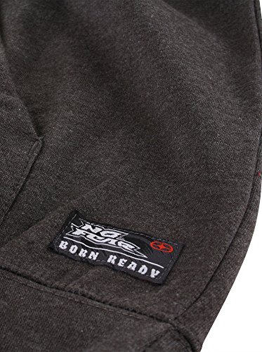 NO FEAR Stars N Stripes Felpa, Grigio Scuro, XL