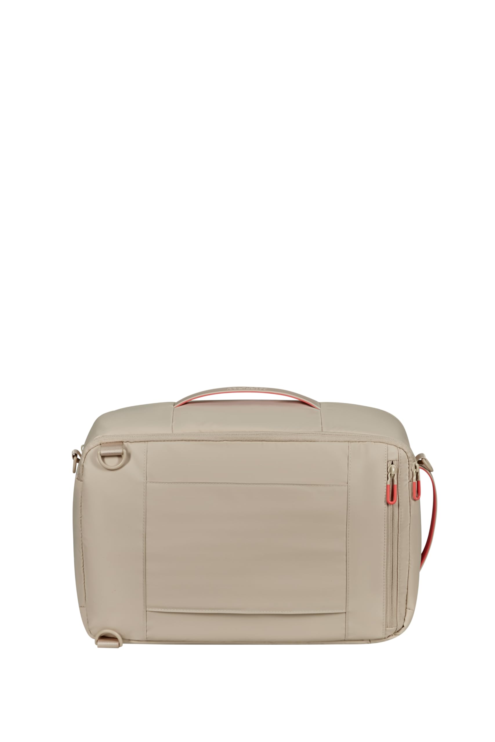 American Tourister Puffypop - Damen Untersitz Handgepäck (40 x 25 x 20 cm, 21 L, 0.70 kg) - Vielseitige 3-Way Kabinentasche, Flugzeug-Rucksack mit Laptopfach 14" - Beige