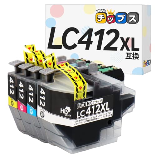 Brother LC412XL-4PK インクカートリッジ 2028.05 Amazon.co.jp: 【インクのチップス】 ブラザー (brother) 用
