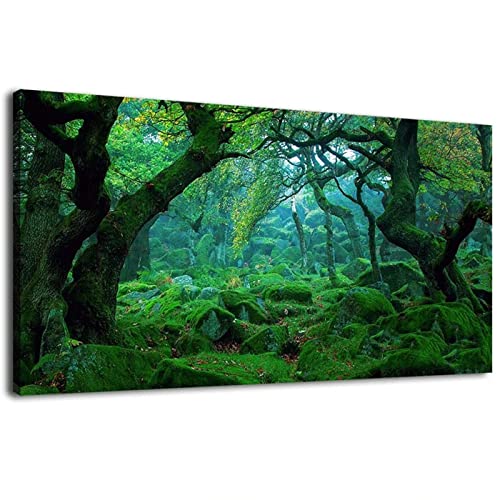 Peinture Numero Adulte Diamant Forêt Canevas Strass Point De Croix 90x180cm