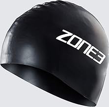 Zone3 Men's and Women's Silicone Swim Cap - 48g (One Size, Black)