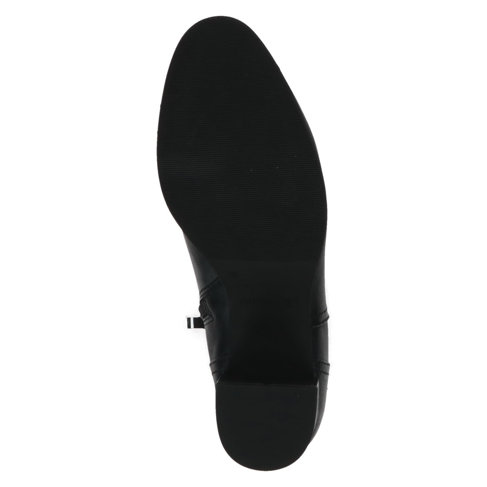 CAPRICE Bottines femme en cuir à talon bloc