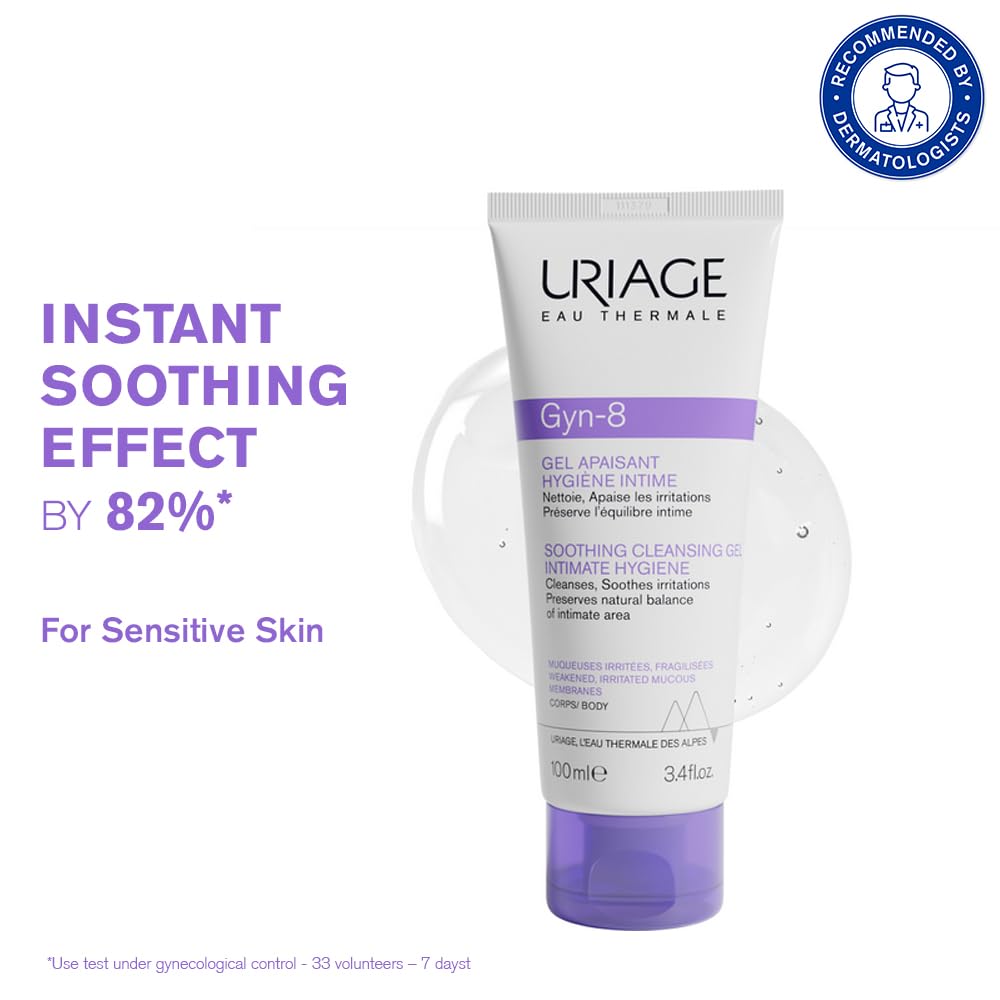 Uriage Gyn-8 Intimate Hygiene Soothing Cleansing Gel 100 ml