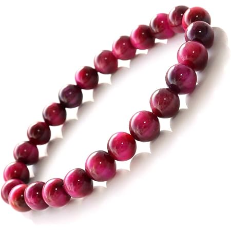 Amazon Co Jp ピンク タイガーアイ オニキス ブレスレット 10mm 虎目石 天然石 パワーストーン ジュエリー