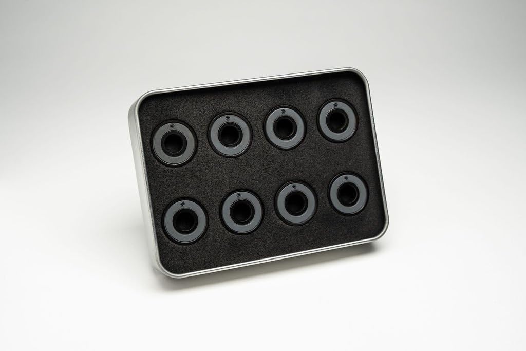 Metallics Skateboard Skate Wheel Bearings Kit