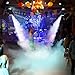 MOSFiATA Fog Machine with Controllable Lights, Continuously Spray 500W Professional DJ LED Smoke Machine 3 Color Light with Wireless Remote Control 2000 CFM Huge Fog for Halloween Holidays Parties