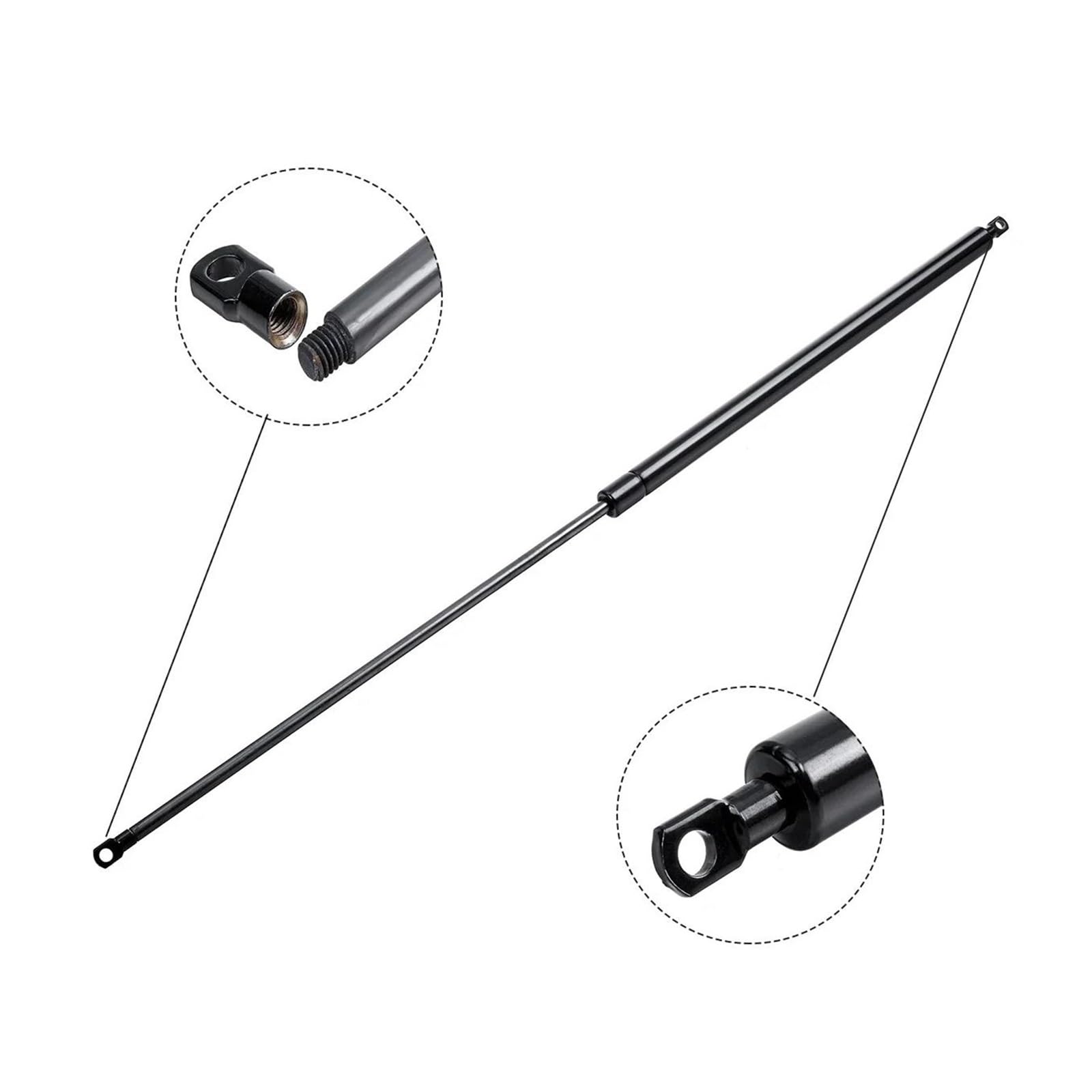 Verin Hydraulique de Coffre 2 Pièces 150-900N 860mm Coffre Voiture Hayon Choc Ascenseur Barre Support Ressort À Gaz Pour Lit Bus Camion Bateau Fenêtre Ressorts à Gaz