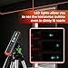 Portable Laser Level with Magnetic -Multipurpose 15Ft Cross Leveling Line,Mini Torpedo Level for Hanging Picture Wall Writing Home Renovation