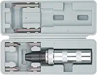 MTX Chave De Impacto Manual 1/2″ Com Bits 6 Peças – Corpo Em Liga De Aço De Alta Resistência, Encaixe 1/2″ Profissional, Bits Inclusos, Ideal Para Manutenção, Montagem, Reparos E Uso Industrial