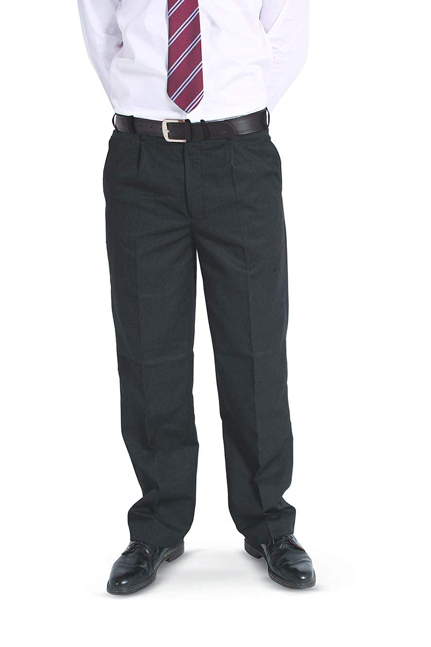 4Direct UniformsBoys Extra Sturdy Loose Fit Short Leg School Trouser