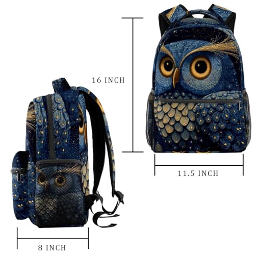 Twinkle Owl (2) Backpack, Rucksack, Casual Daypack for Boys/Girls/Students/Travel/School2