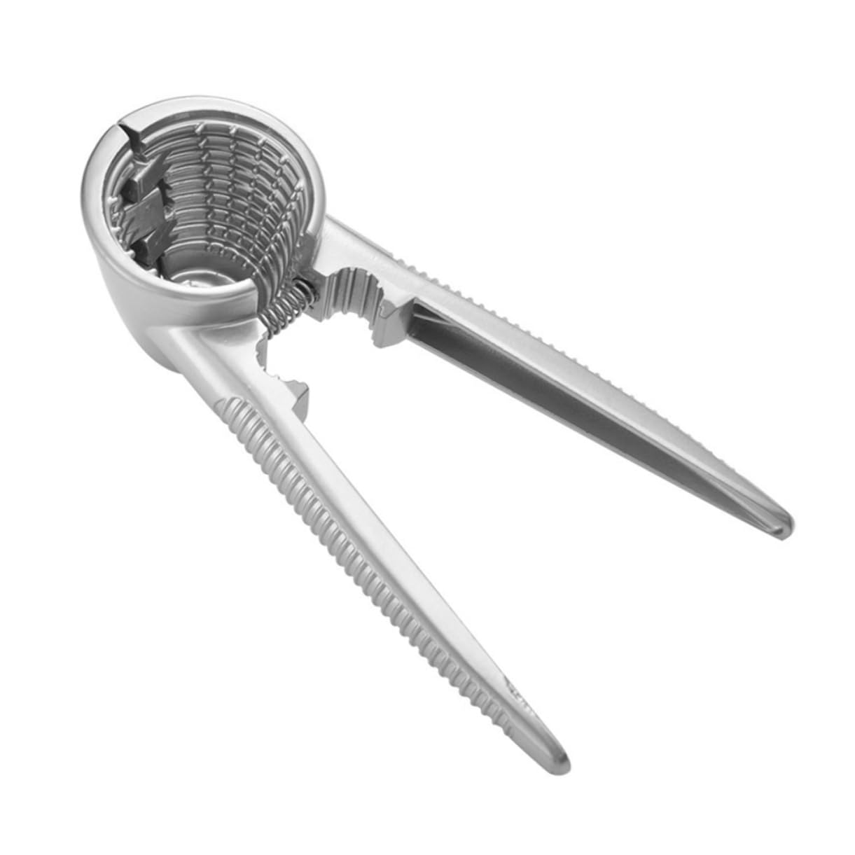 LIFKOME 1Pc Aluminum Alloy Pecan Opener Tool Ergonomic Walnut Cracker for Home Kitchen Use Easy to Clean Design for Hazelnuts and Pecans