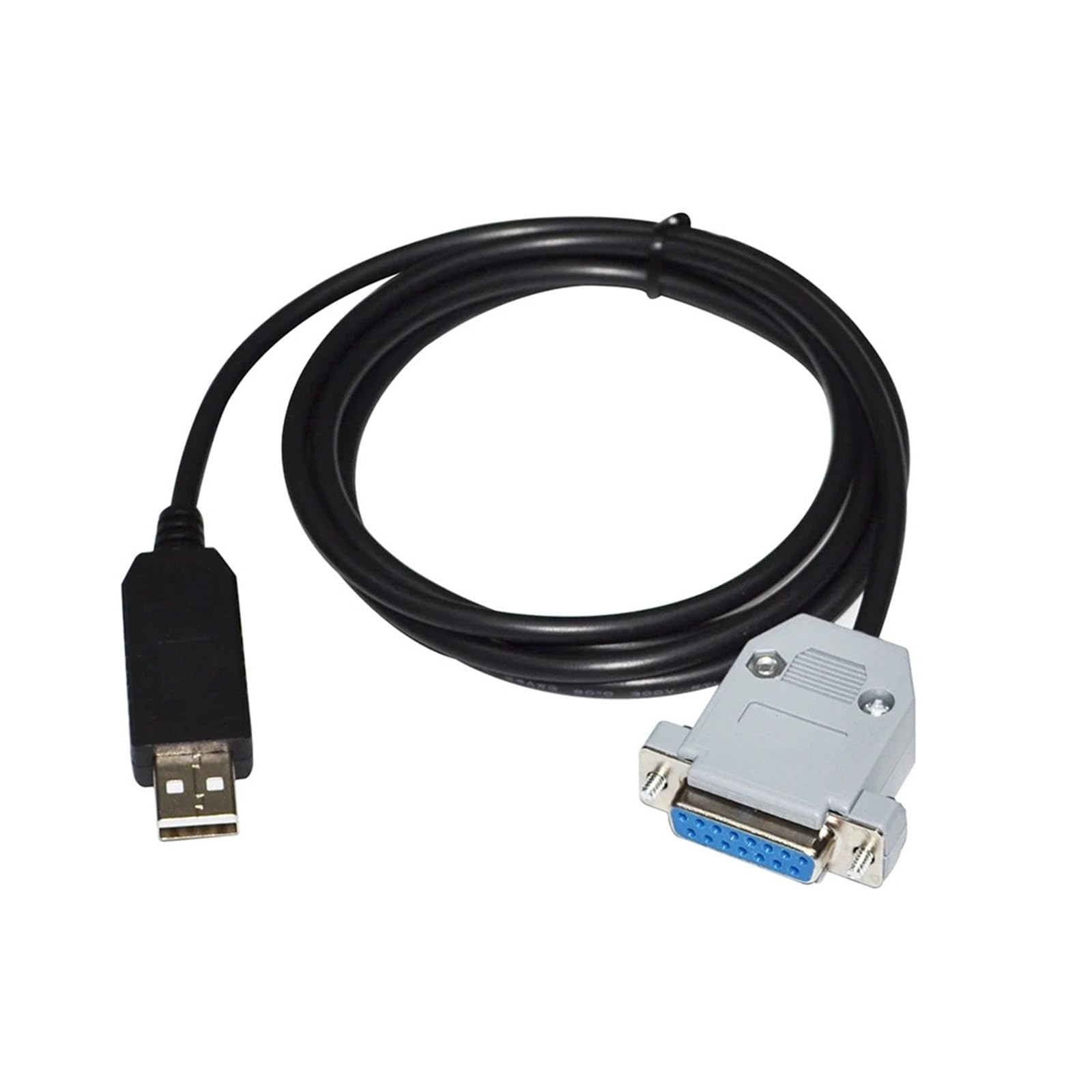 Câble de communication série USB vers D-SUB 15 broches DB15 femelle RS232/RS485 (3 mètres, signal RS232)