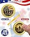 Value Valor Vow 100Pcs Military Challenge Coins Set - Thank You to All Veterans Coin Military Commemorative Appreciation Gifts for Men Women Thank You for Your Service Chip Veterans Day Gifts Bulk