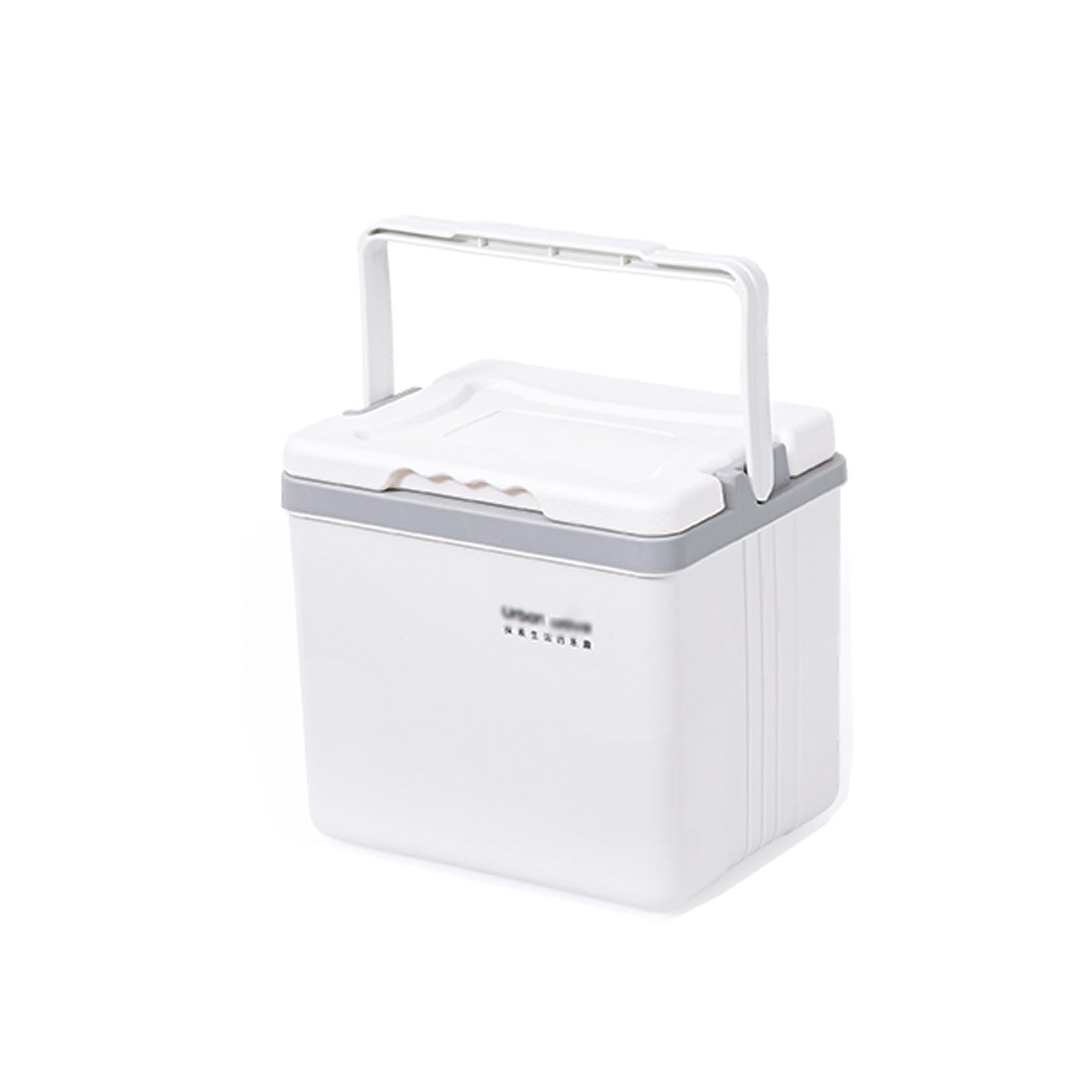 6L/10L/15L/28L Nevera Aislante Multi-Tamaño, Fiambrera Aislante Portátil para Uso Diario y Picnic, Blanco/Verde