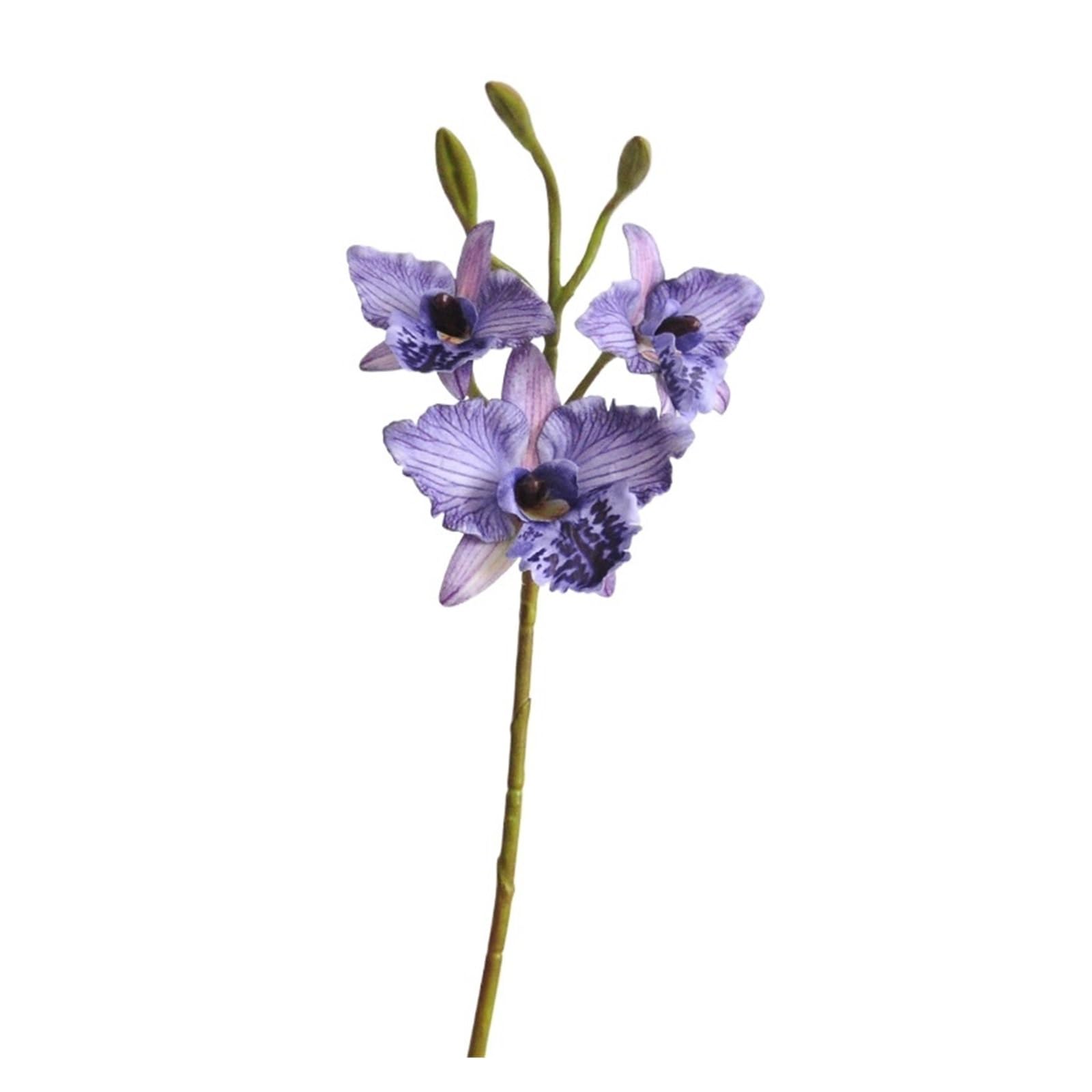 Casetlong 4Pcs Artificial Flowers For Home Living Room Decoration Ornament Fake Party Wedding Bouquet(Purple)