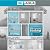 NU Aqua 7-Stage UV and Alkaline Under Sink Reverse Osmosis Water Filter System + 3-Stage Whole House Water Filtration System - RO Filtration - Faucet & Tank