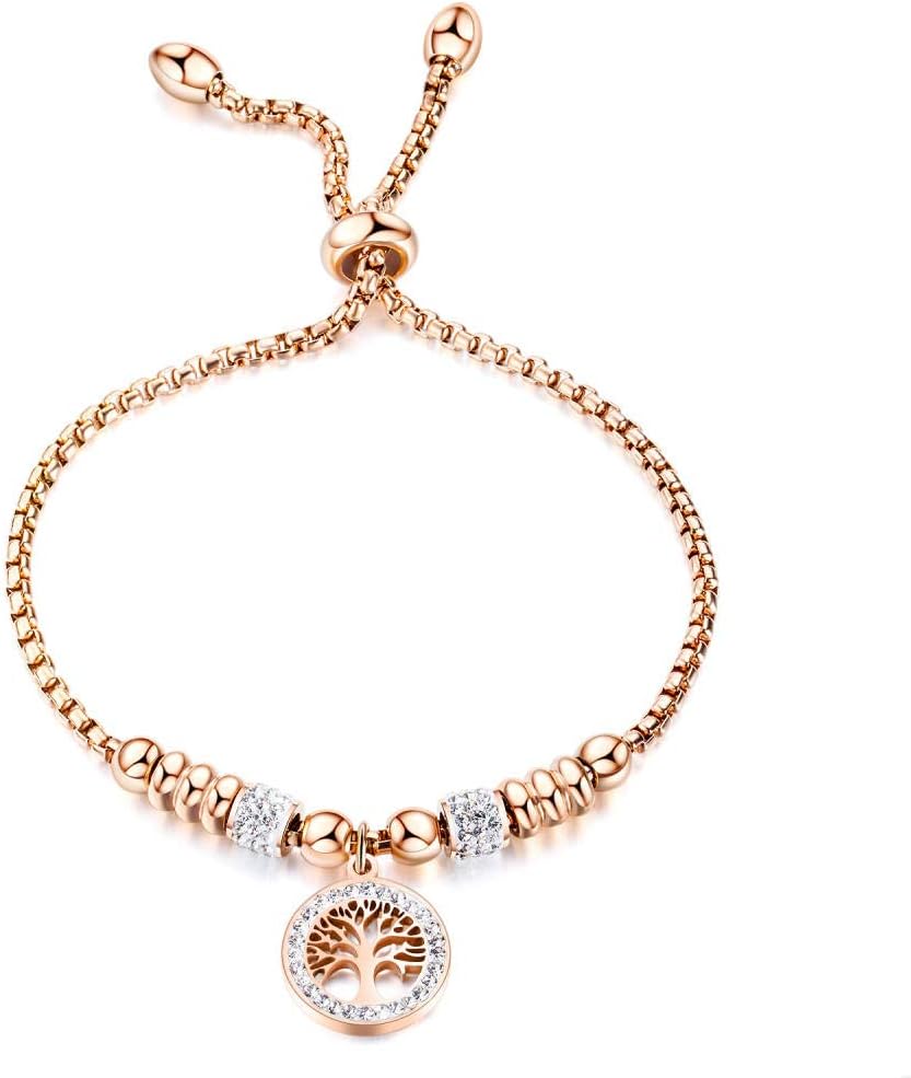 Ankle Bracelet Love Stainless Steel Bracelet Female Titanium Steel Foot Chain Adjustable Multi-Layer Ankle Link