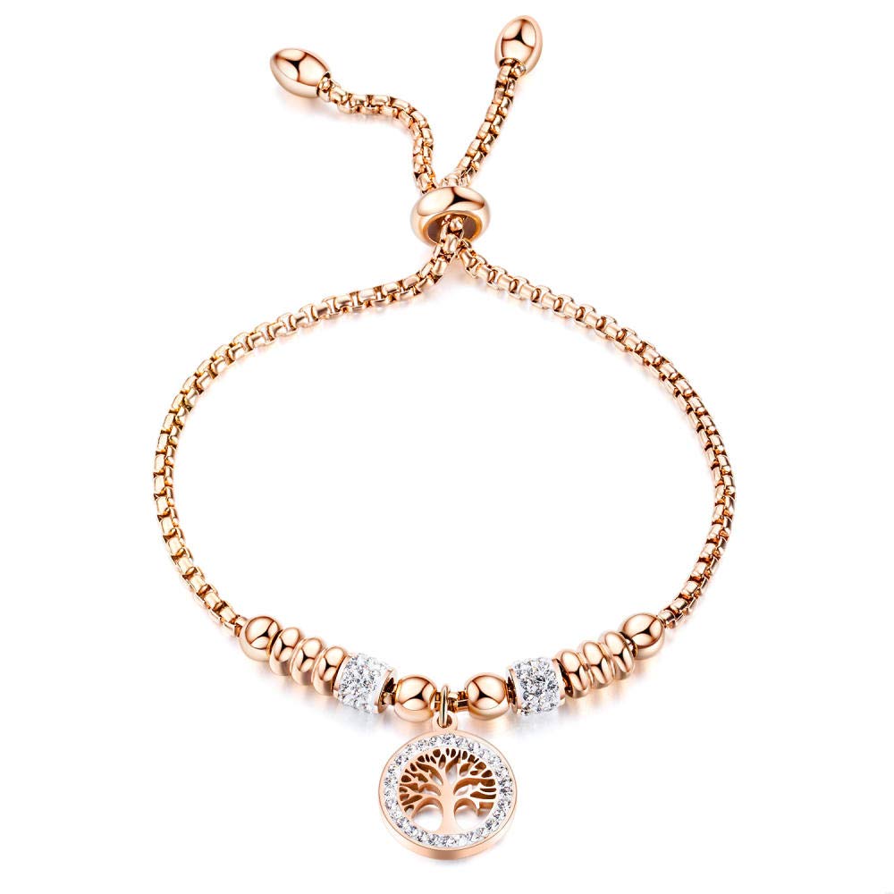 Ankle Bracelet Love Stainless Steel Bracelet Female Titanium Steel Foot Chain Adjustable Multi-Layer Ankle Link