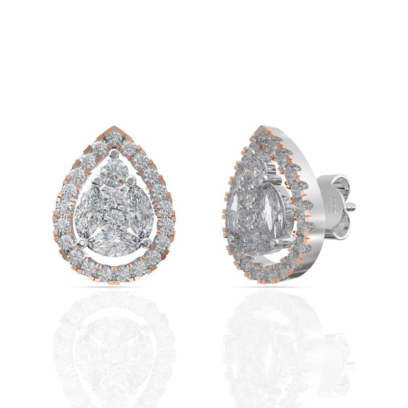 ANAYRA FINE SILVER JEWELLERYANAYRA 925 Sterling Silver Earring for Women | Hallmark Certified Simple Earring | Fine Jewellery | Great Choice for Gifting