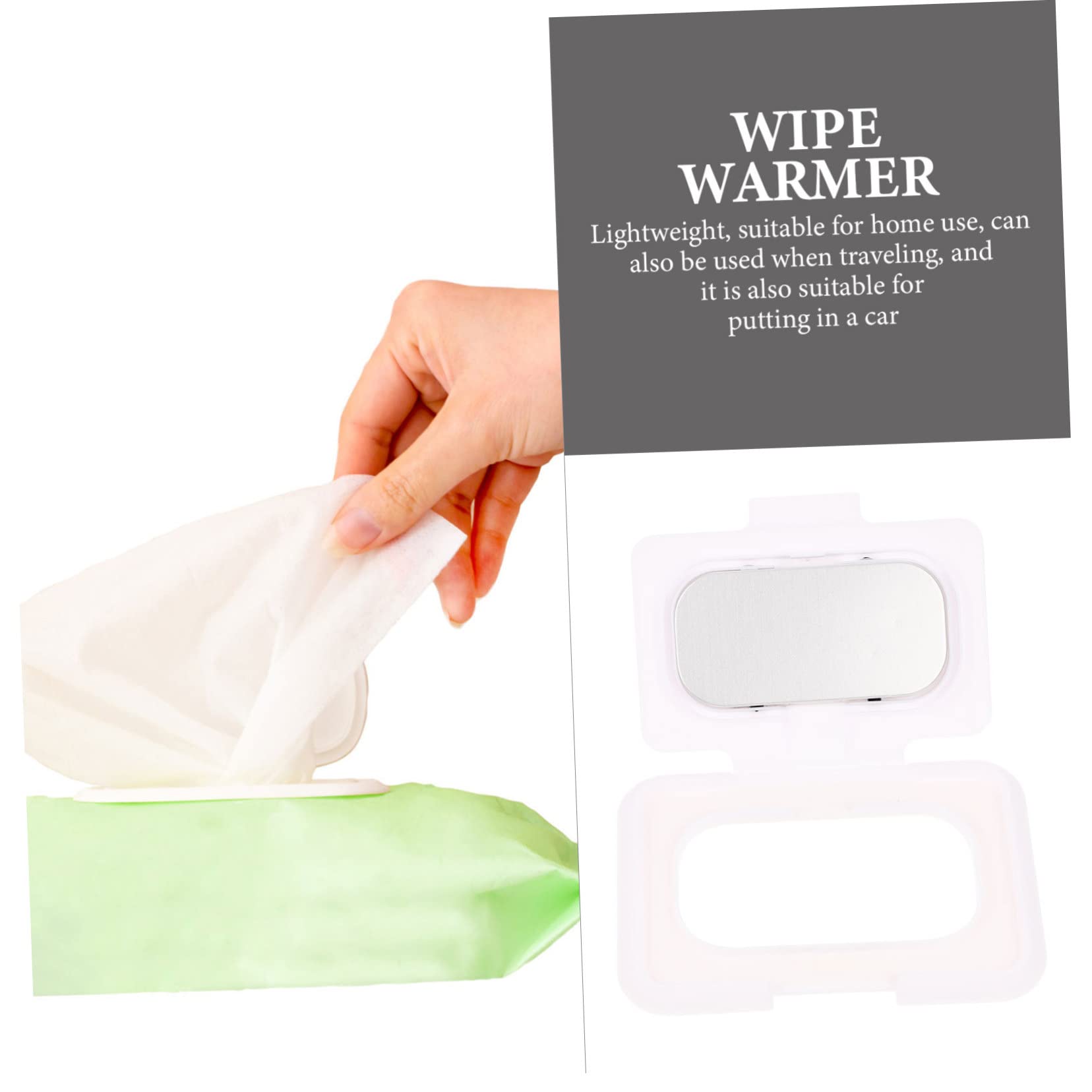 Ipetboom Chauffe-lingettes USB Portable pour Lingettes Humides Bébé