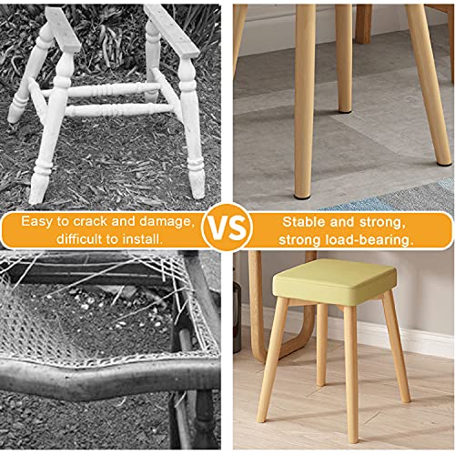 Taburete de tocador compacto y portatil para mesa de comedor o zona de maquillaje 7