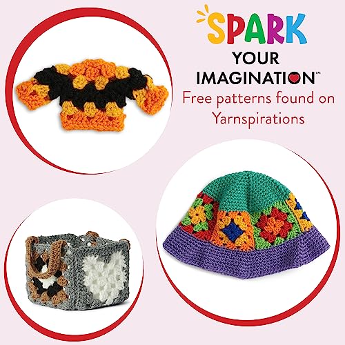 Red Heart Super Saver Super Yarn Crochet Kit with Accessories for Crochet & Knitting & Amigurumi Projects