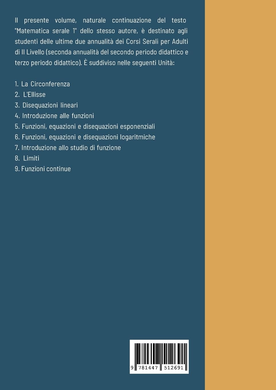 Matematica serale 2: Per il secondo e il terzo periodo didattico dei Corsi Serali di Istruzione per Adulti di II Livello