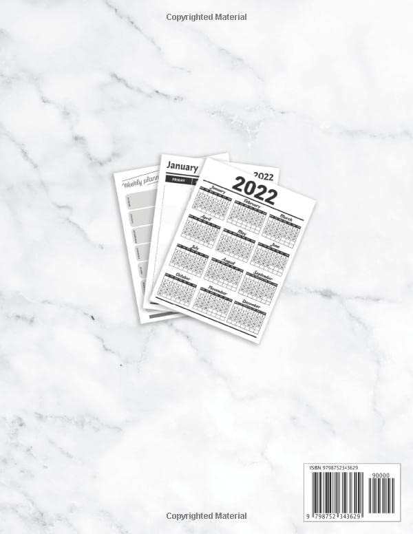 Soon To Be Mommy Est. 2022: Weekly And Monthly Planner Tracker Organizer for Awesome New Moms. Promoted To Mommy Gifts Flower Cover Design image 3
