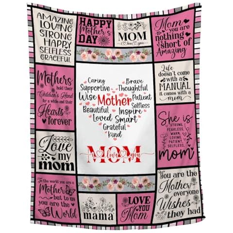 Lynnezilla Mom Blanket - Gifts for Mom - Mom Birthday Gifts - Mom Gifts Blanket from Daughter/Son - I Love You Mom Blanket - Best Mom Gifts for Mothers Day/Christmas/Birthday,40"x50"-Kids/Throw Size Cover