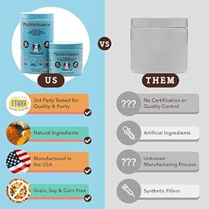 Natural Dog Multivitamin Chews (180 Pcs) Dog Vitamins & Supplements, Peanut Butter & Bacon Flavor, Dogs, Supports Immune System, Antioxidant Natural Dog Multivitamin Chews (180 Pcs) Dog Vitamins & Supplements, Peanut Butter & Bacon Flavor, Dogs, Supports Immune System, Antioxidant