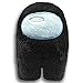 Produktbild YFYW Among Us Plush,Kuscheltier-Astronauten-Merch Crewmate-Spielzeug, Plüschtier zum Sammeln von Spielen, Geschenke für Spielefans (Black)